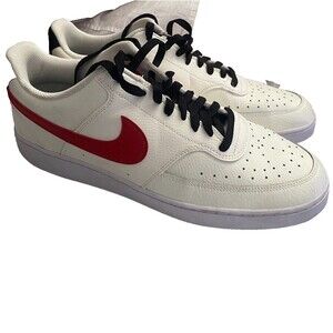 Nike Court Vision Low Sail University Red Style #DM1187-101 SZ 13M/NWOB